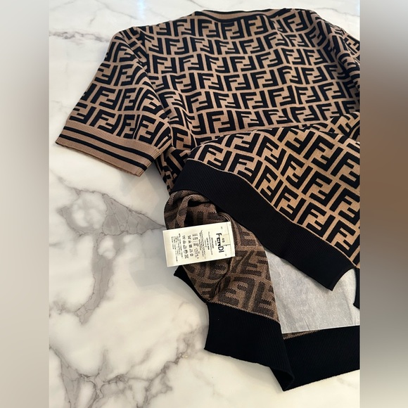COPY - Fendi Fabric FF Motif Sweater - Picture 13 of 13